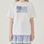 WHO.A.U — футболка American Flag Printing T-shirt