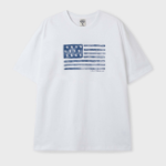 WHO.A.U — футболка American Flag Printing T-shirt