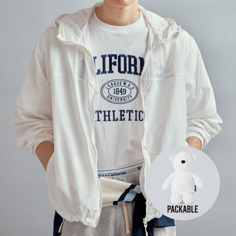 WHO.A.U Steve Packable Windbreaker