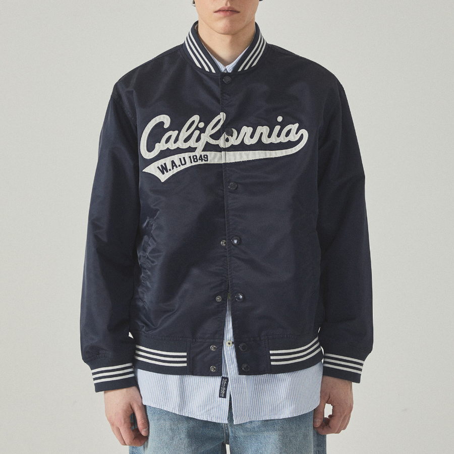 WHO.A.U Patch Varsity Jacket