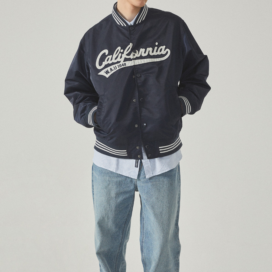 WHO.A.U Patch Varsity Jacket