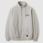WHO.A.U Fleece Pocket Half Zip-up