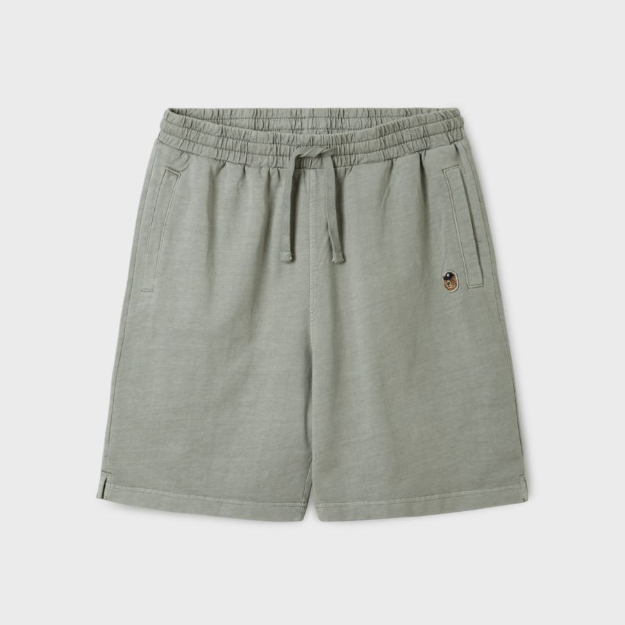 WHO.A.U Steve Head Patch Dyed Half Pants (B)