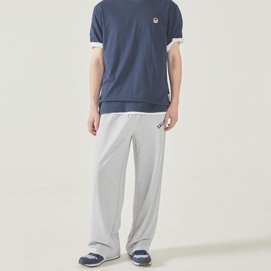 WHO.A.U Campus Letter Wide Pants