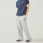 WHO.A.U Campus Letter Wide Pants