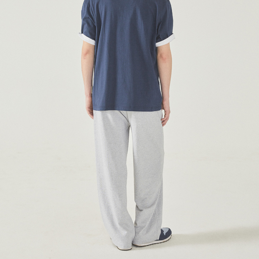 WHO.A.U Campus Letter Wide Pants