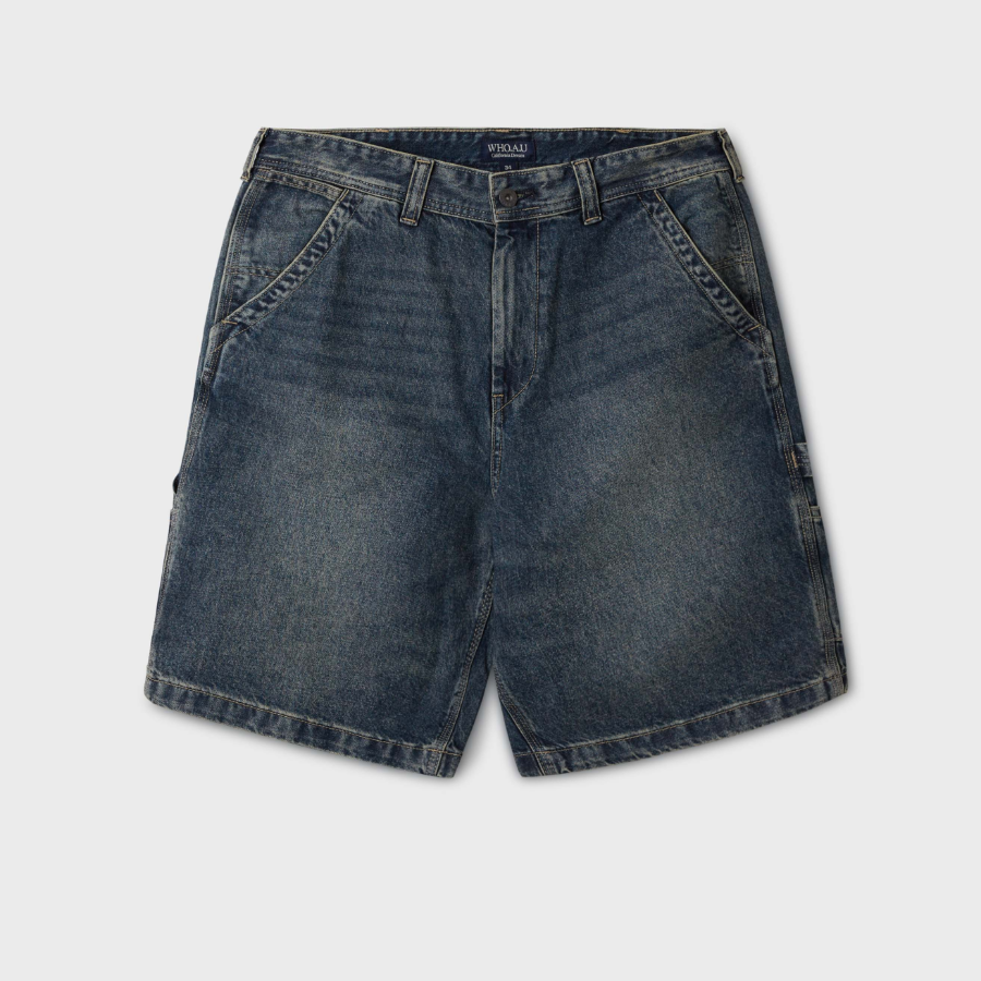 WHO.A.U Carpenter Denim Shorts (M)