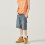 WHO.A.U Carpenter Denim Shorts (M)