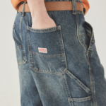 WHO.A.U Carpenter Denim Shorts (M)