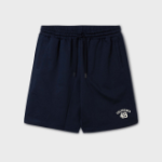 WHO.A.U Campus Letter Half Pants