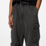 UNIQLO GU Denim Super Wide Cargo Pants