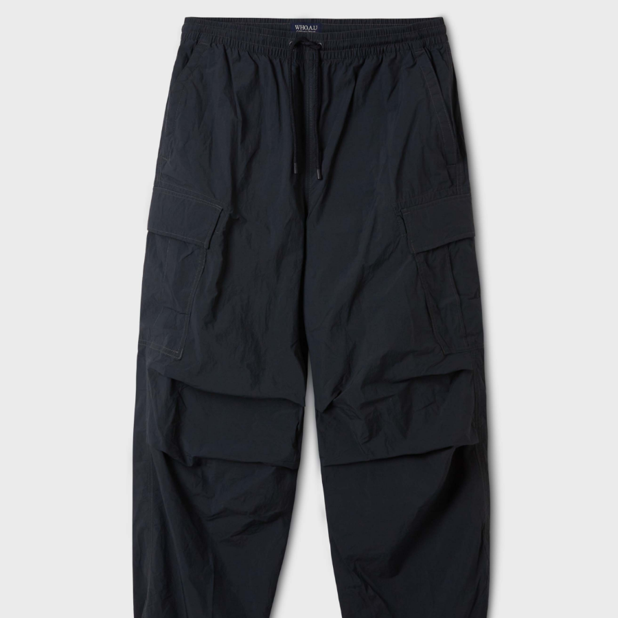 WHO.A.U Wide Nylon Cargo Pants (U)