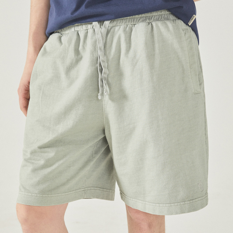 WHO.A.U Surf Bear Dyed Half Pants