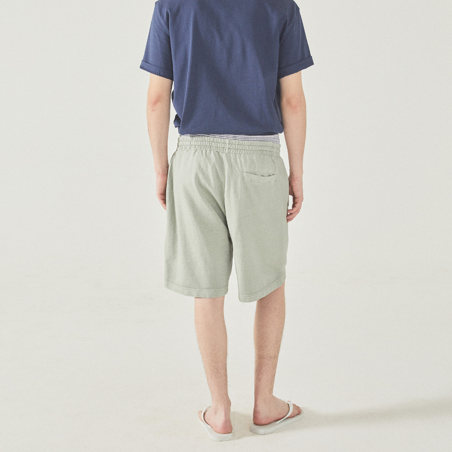 WHO.A.U Surf Bear Dyed Half Pants