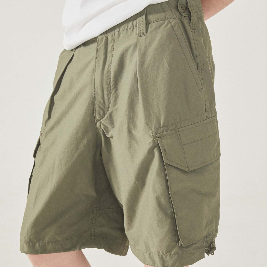 WHO.A.U Nylon Ribstop Cargo Pants (M)