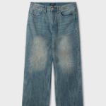 WHO.A.U VintageWashing Over Wide Denim Pants (M)