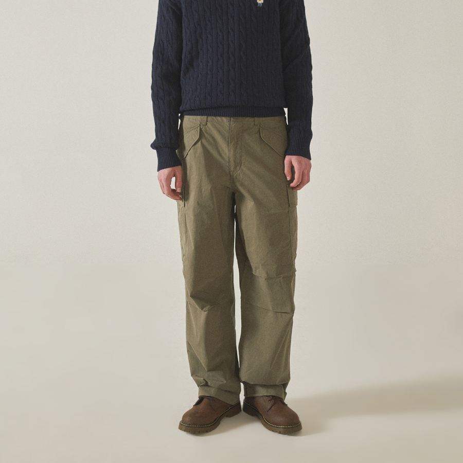 WHO.A.U Cotton Nylon Cargo Pants (U)