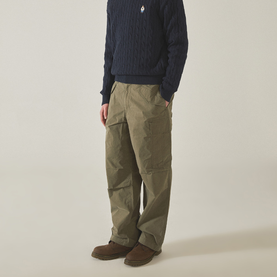 WHO.A.U Cotton Nylon Cargo Pants (U)