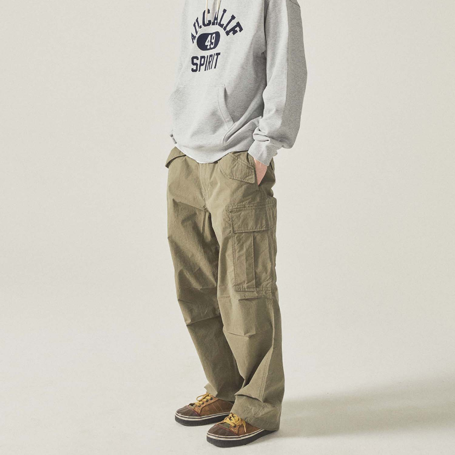 WHO.A.U Cotton Nylon Cargo Pants (U)