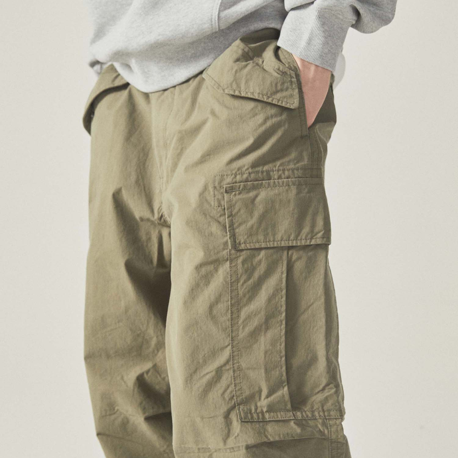 WHO.A.U Cotton Nylon Cargo Pants (U)