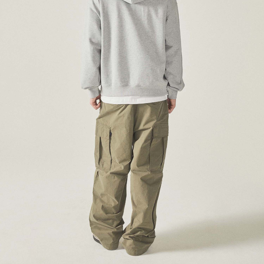 WHO.A.U Cotton Nylon Cargo Pants (U)