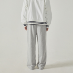 WHO.A.U Campus Emblem Wide Pants