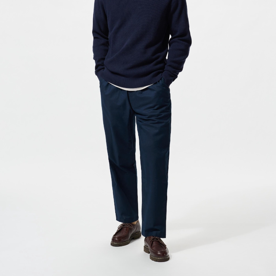 UNIQLO Linen Blend Easy Ankle Pants