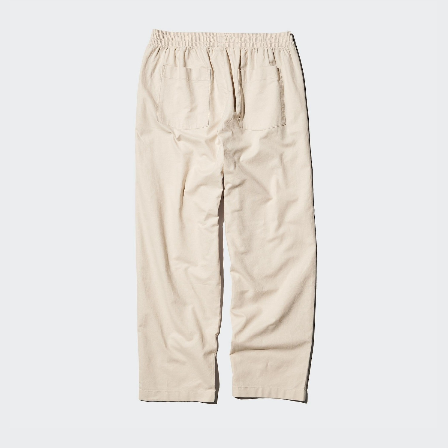 UNIQLO Linen Blend Easy Ankle Pants