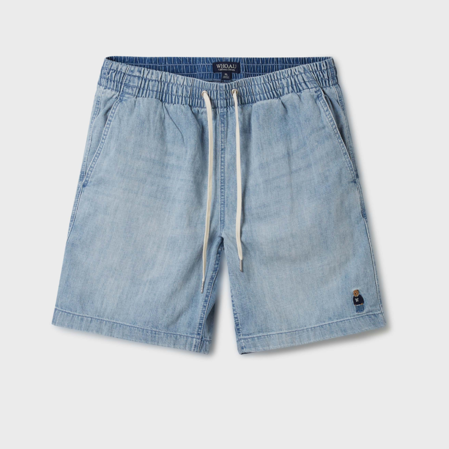 WHO.A.U Steve Denim Short