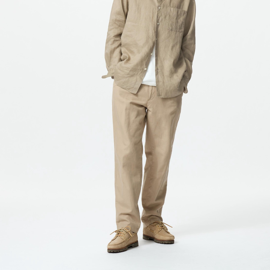 Uniqlo Linen Blend Easy Pants