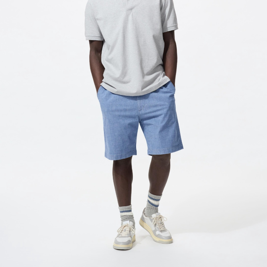 Uniqlo Stretch Easy Shorts (Chambray)