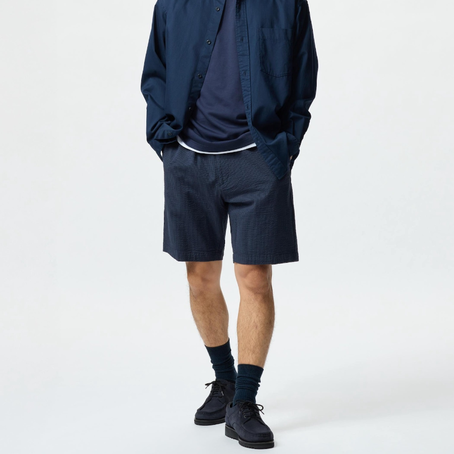 Uniqlo Stretch Easy Shorts (Seersucker)
