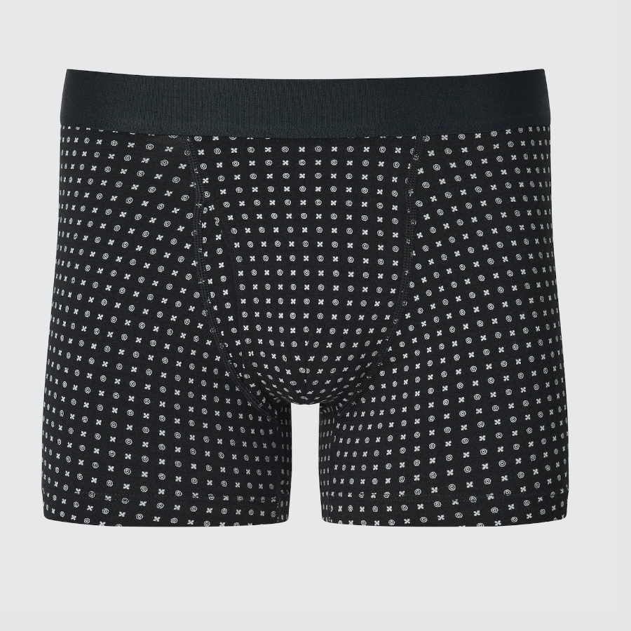 Uniqlo Cotton Print Boxer Briefs A