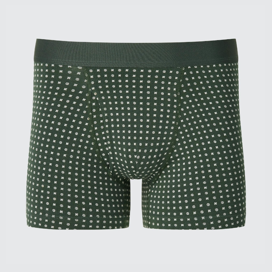 Uniqlo Cotton Print Boxer Briefs A