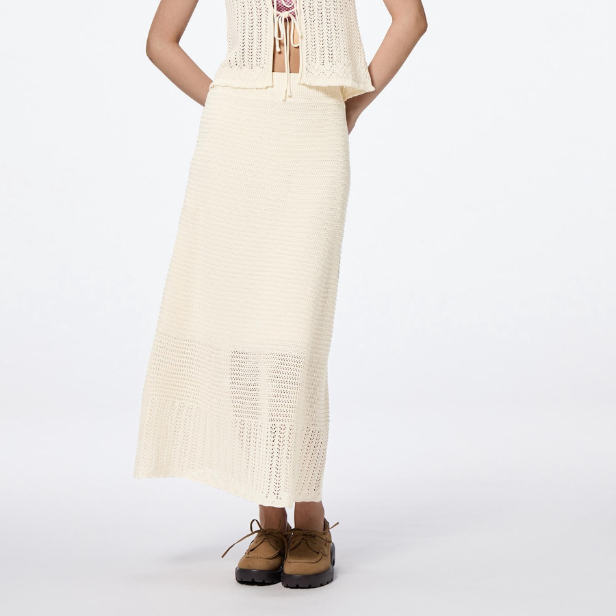 Uniqlo – юбка GU Lace Stitch Knit Skirt