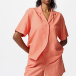 Uniqlo – рубашка Linen Blend Open Collar Shirt