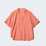Uniqlo – рубашка Linen Blend Open Collar Shirt