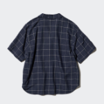 Uniqlo – рубашка Linen Blend Open Collar Shirt
