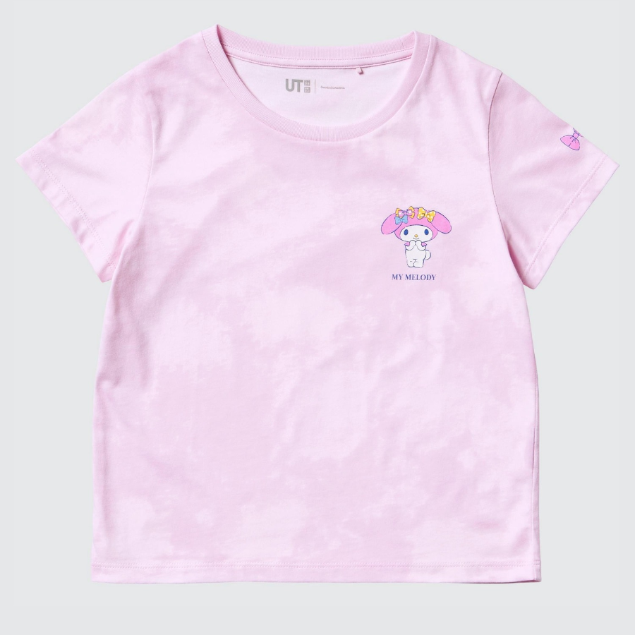 UNIQLO GIRLS Sanrio Characters Crop UT (Graphic T, Short Sleeve) C