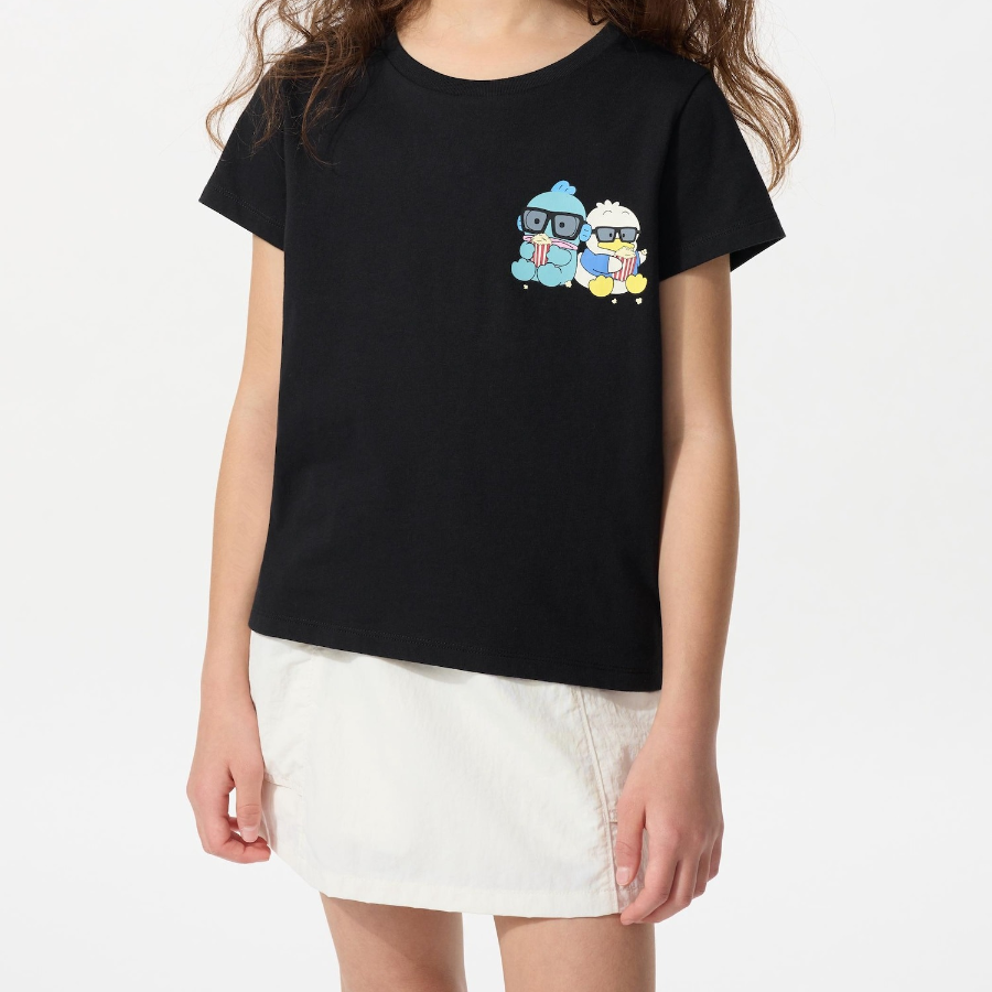 UNIQLO GIRLS Sanrio Characters Crop UT (Graphic T, Short Sleeve) H
