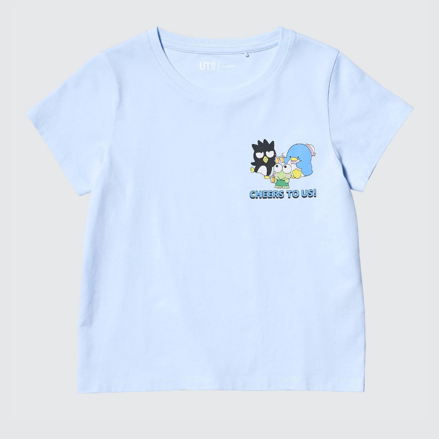 UNIQLO GIRLS Sanrio Characters Crop UT (Graphic T, Short Sleeve) F