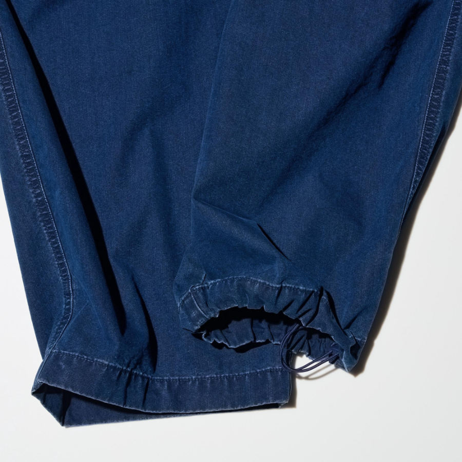 UNIQLO Wide Parachute Pants (Denim)