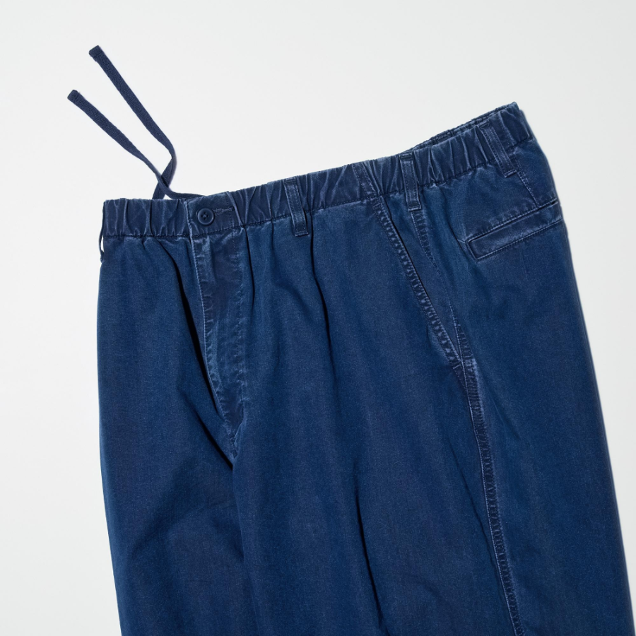 UNIQLO Wide Parachute Pants (Denim)