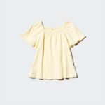 UNIQLO GIRLS Gather Flare Sleeve T