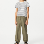 UNIQLO GIRLS Soft Rib Mini T (Stripe)