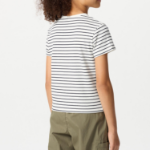 UNIQLO GIRLS Soft Rib Mini T (Stripe)