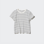 UNIQLO GIRLS Soft Rib Mini T (Stripe)