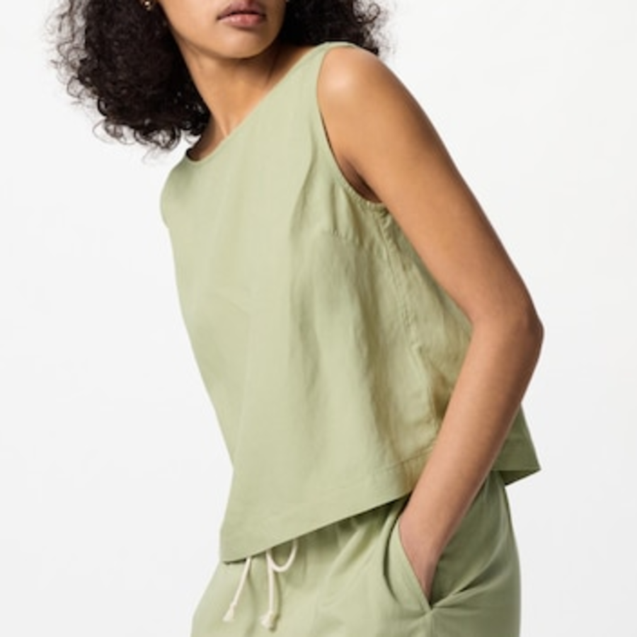 Uniqlo – блузка LINEN BLEND BLOUSE (SLEEVELESS)