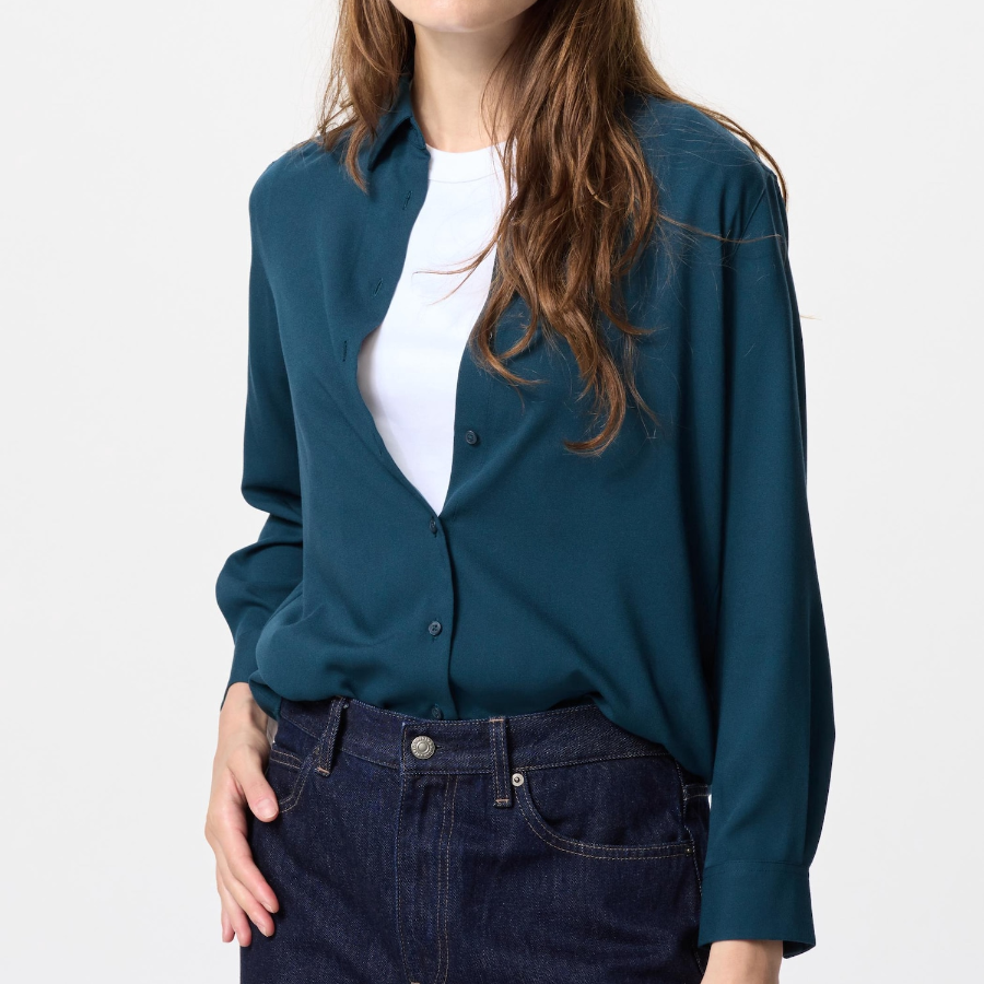 Uniqlo – блузка RAYON BLOUSE