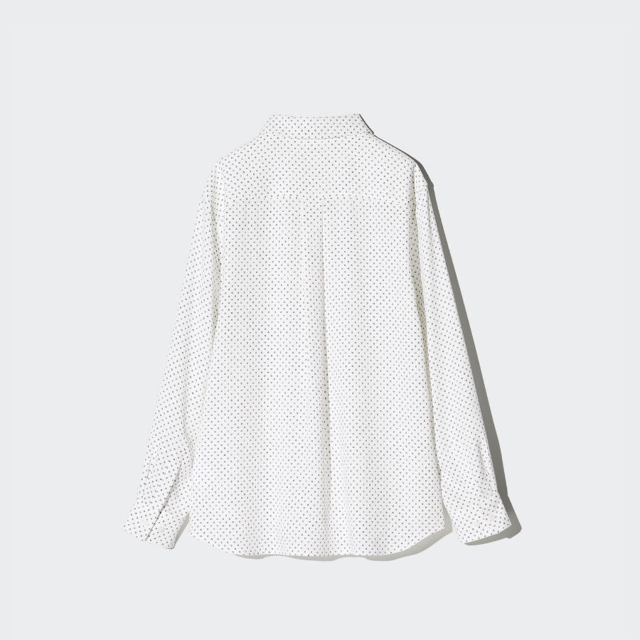 Uniqlo – блузка RAYON BLOUSE (PRINT)